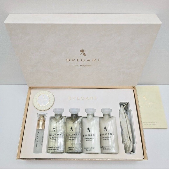 BVLGARI Eau Parfumée Eau Le Blanc boxed Gift Set - Picture 4 of 5